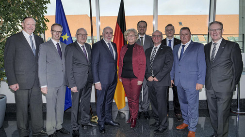 Treffen mit Bundesjustizministerin Lambrecht - Gruppenbild