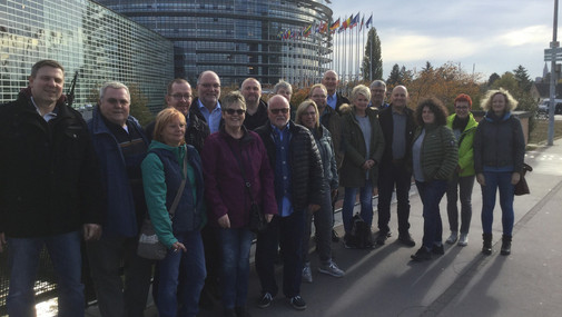 Gruppenaufnahme der Teilnehmer des Seminars Europa 2018